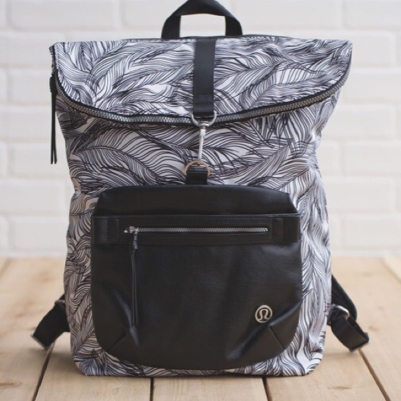 lululemon white backpack